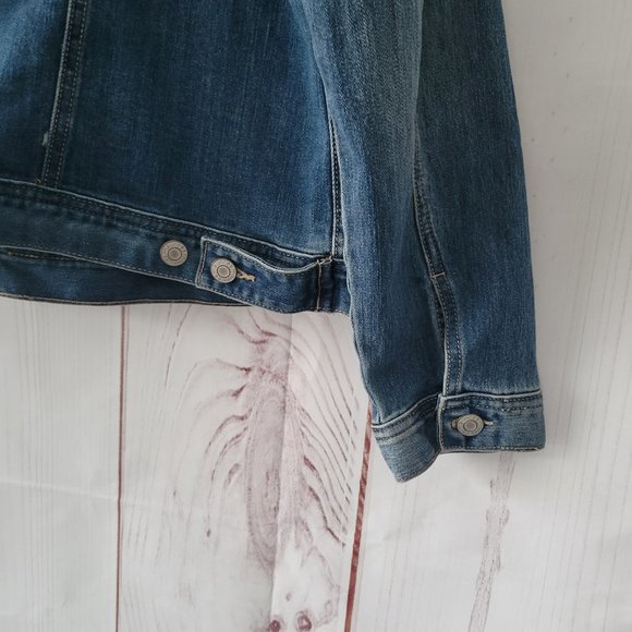 Maurices Denim Jean Jacket, Women’s Sz 1, Classic Button Down, Front Pockets EUC - Picture 8 of 10
